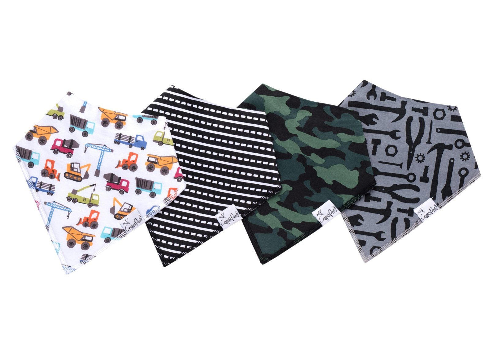 Bandana Bib Set of 4- Diesel