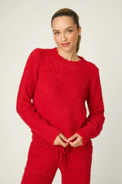 Boucle Bundle Up PJ Set / Samba Red