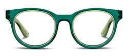 Peepers- Olympia Teal/Light Green