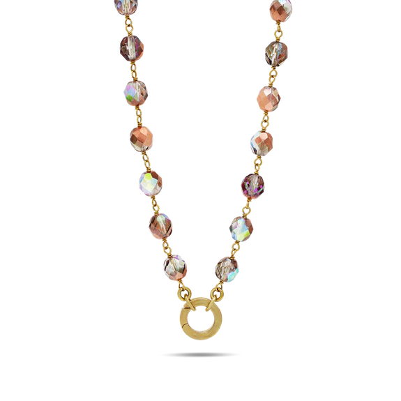 Ensemble Necklace - Aurora Borealis - 18 Inch