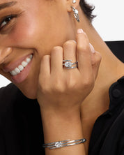 She's on Point Lasso Ring - Silver