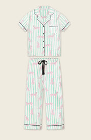 PJ Salvage Whimsy Cool Cat Cropped PJ Set