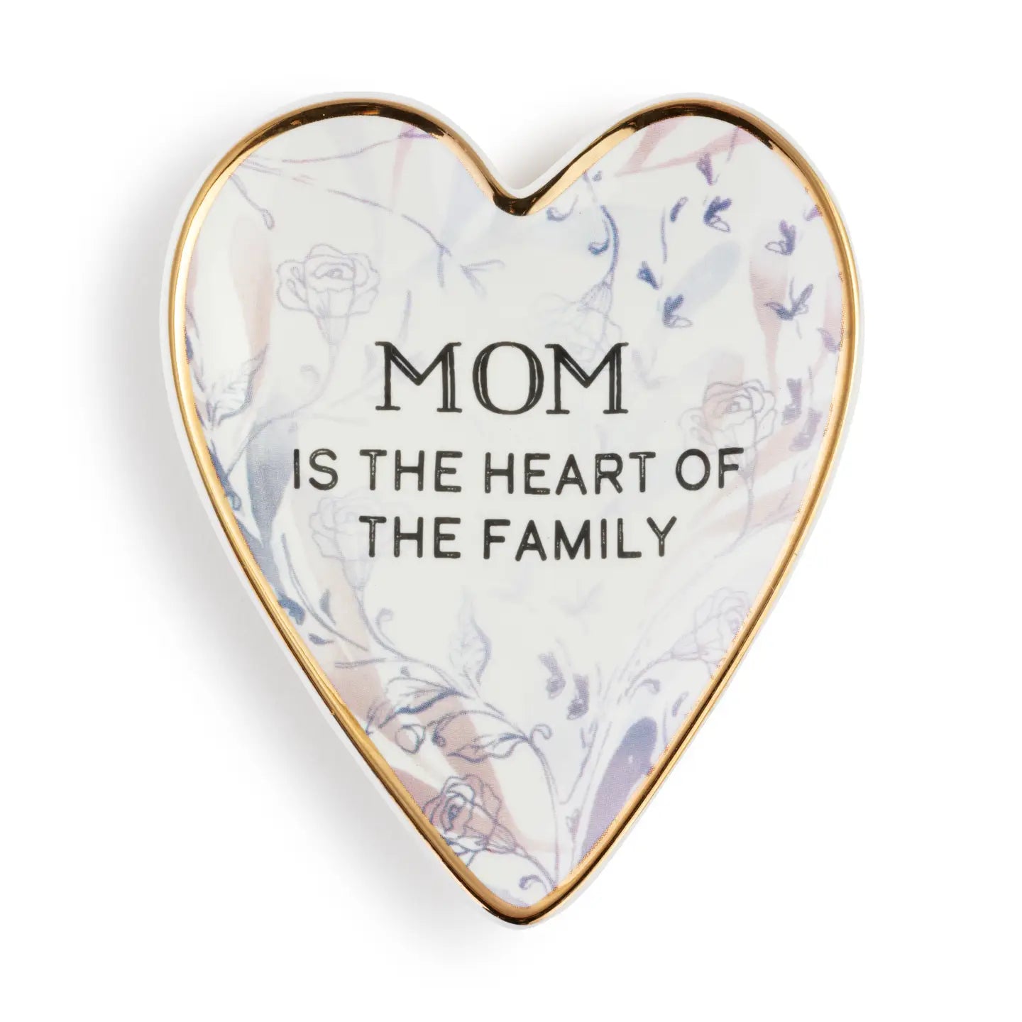 Mom Art Heart Trinket Dish