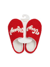 Slippers Verry Merry / Red