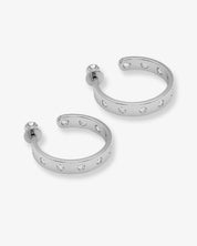 Ashley Rodeo Hoops 1"- Silver