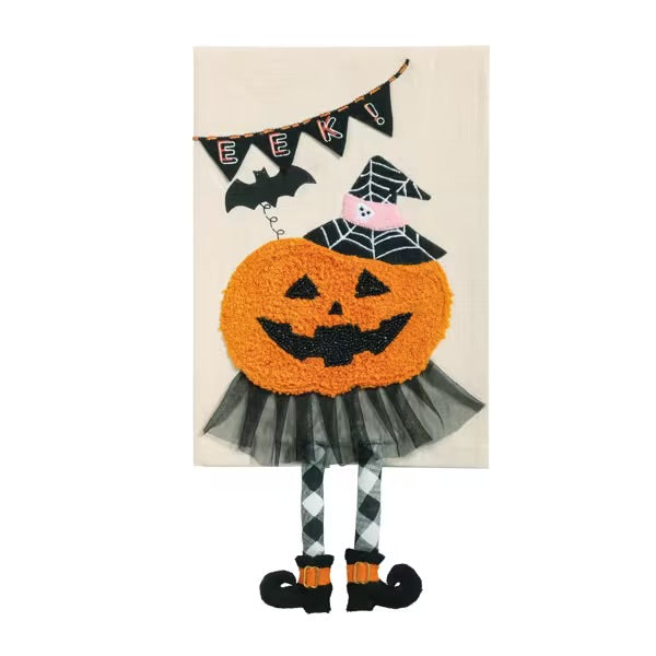 Pumpkin Dangle Leg Towel