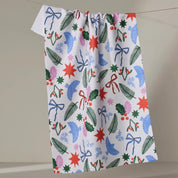Tea Towel - Christmas Garden Party