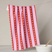 Tea Towel - Ribbon Hearts