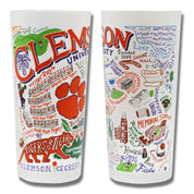Collegiate Drinking Glass / Clemson University