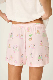 Pupcation Palms Sunnies & Sunshine PJ Shorts