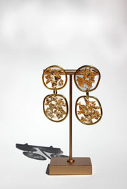Loud Italians 05 Resin Double Dangle Statement Earring
