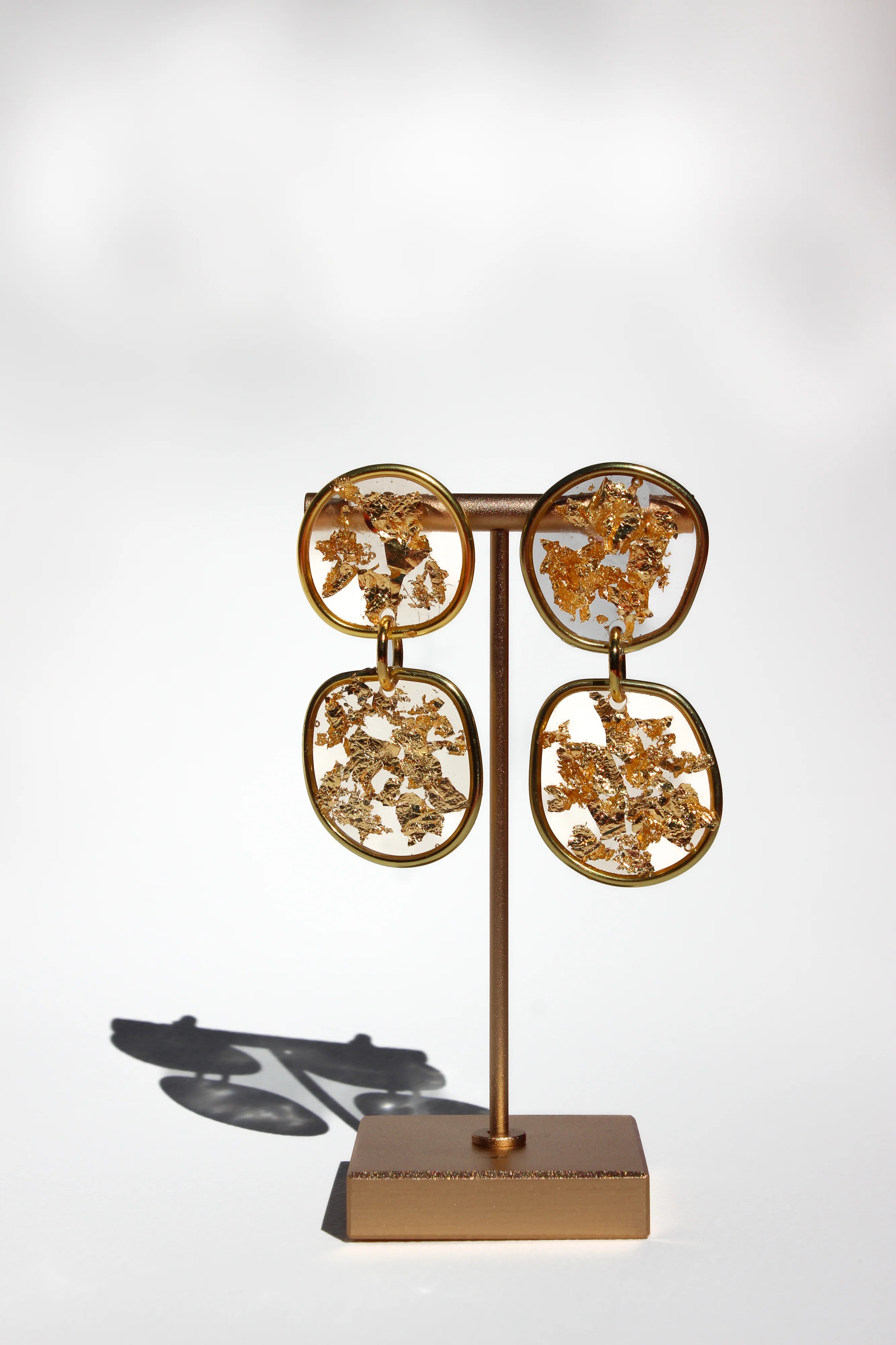 Loud Italians 05 Resin Double Dangle Statement Earring