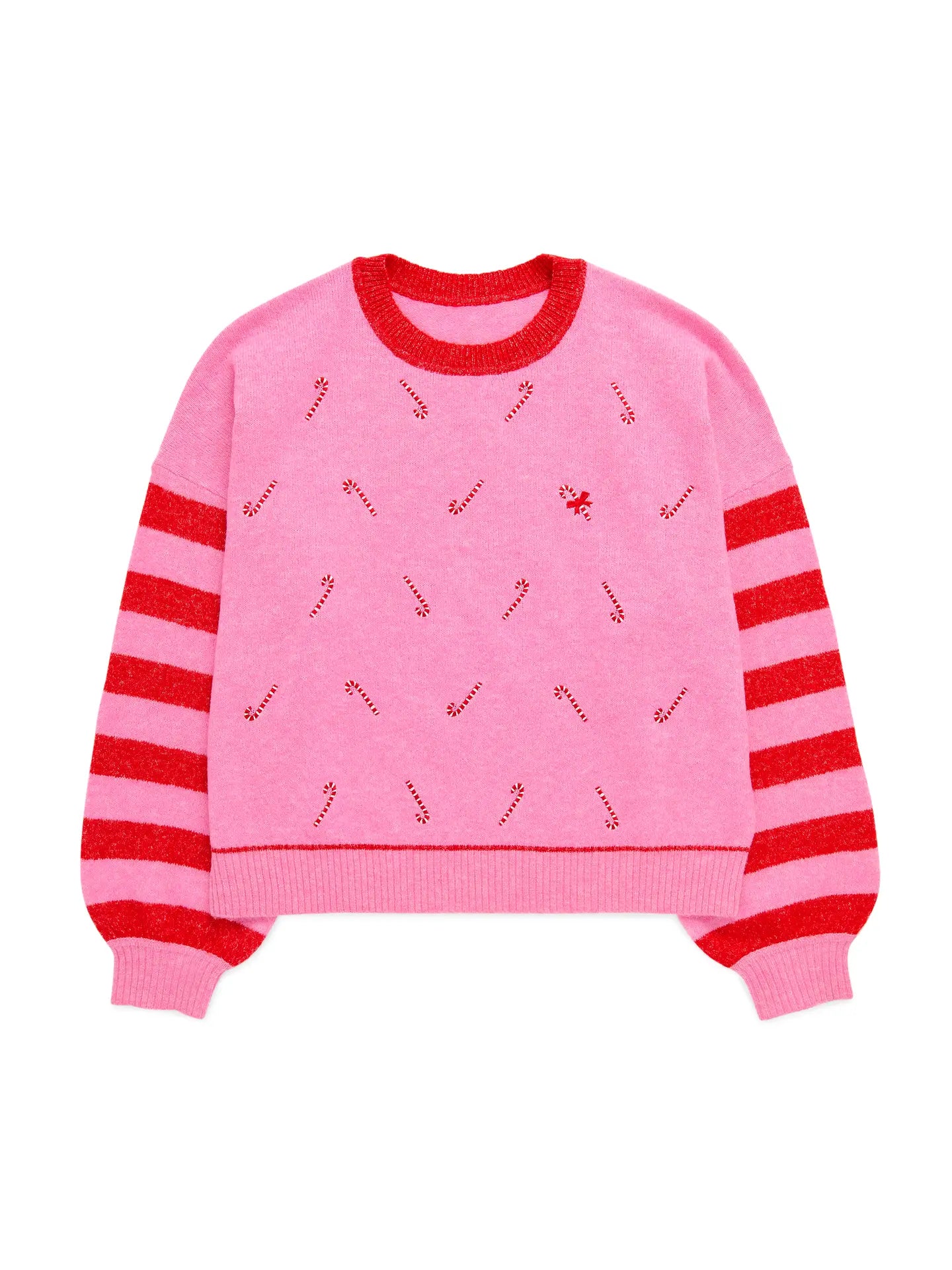 Candy Cane Relaxed Sweater