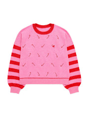 Candy Cane Relaxed Sweater