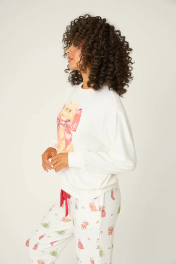 PJ Salvage Feline- Long Sleeve Top
