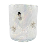 Icon Candle - Snowman & Snowflake
