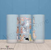 Frosted Glass / Adorable Dogs