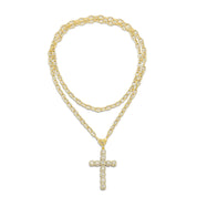 CZ Cross Necklace