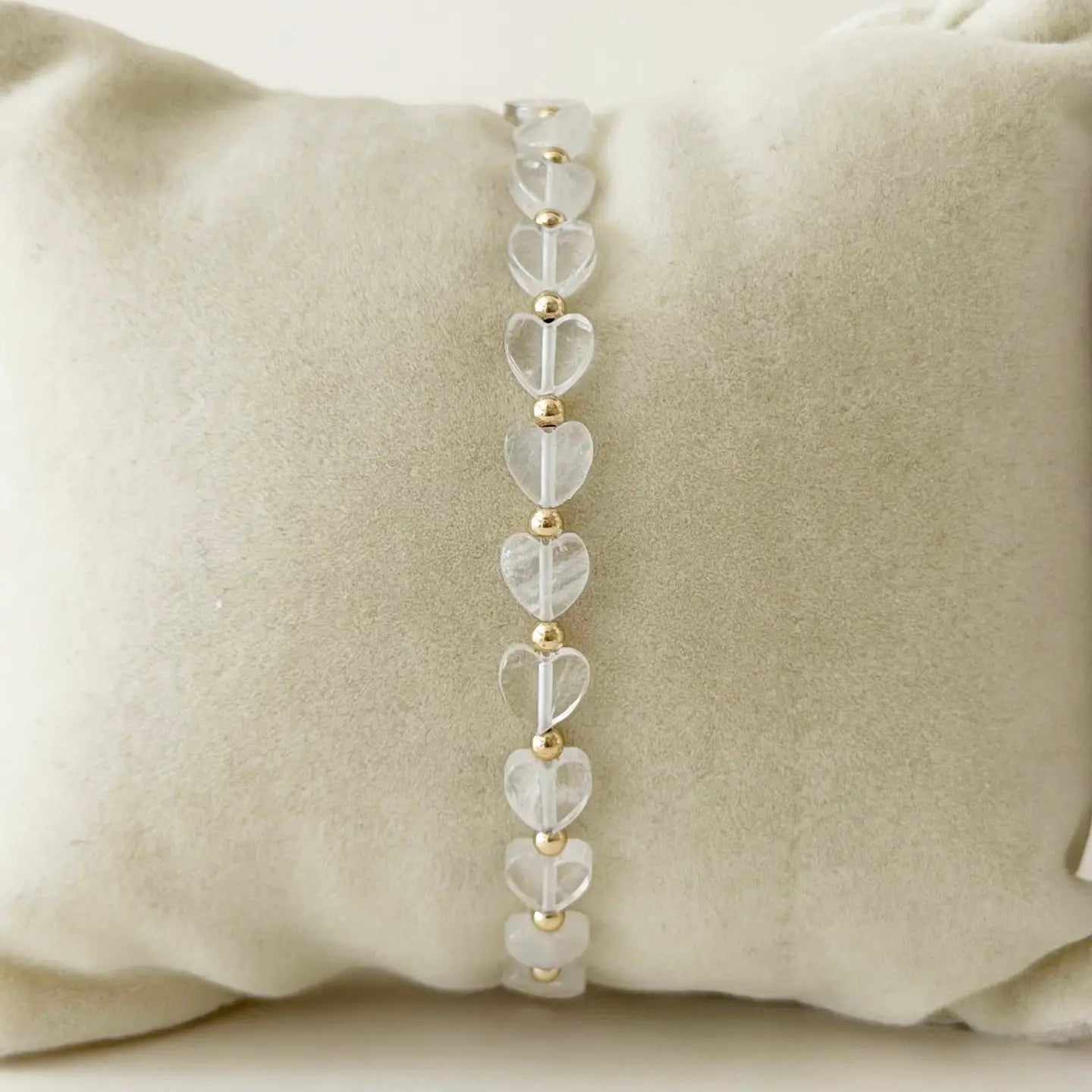 Pippa Bracelet Solo Heart - Summer Quartz