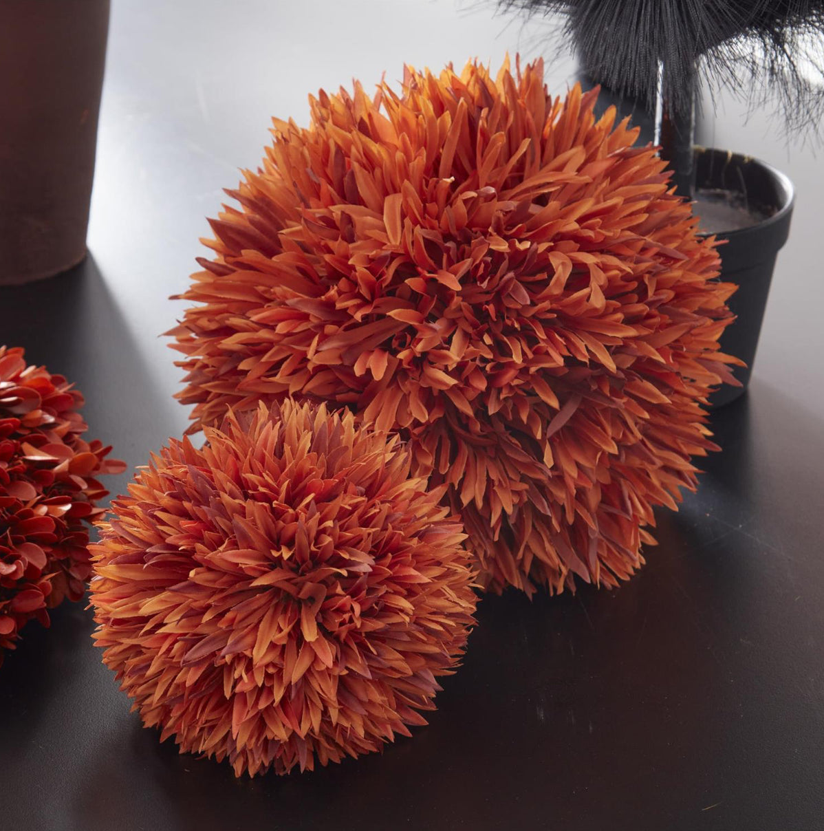 Allium Ball 8 Inch - Orange