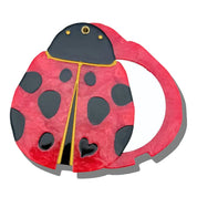Hand Painted Vintage Compact Mirror - Ladybug