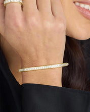 Ashley Pavé Cuff 4mm- Gold
