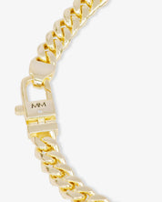 Pavé Julian Cuban Chain Necklace 6.8mm- 18”