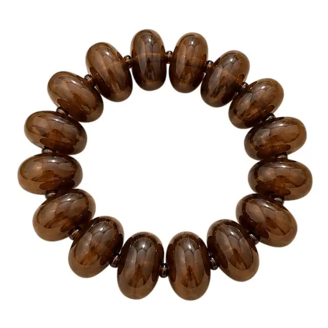 Bora Chunky Stretch Bracelet - Brown