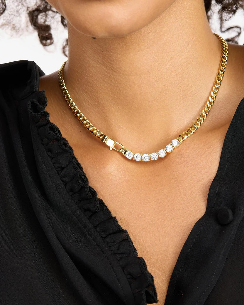 Baby Julian Loves Diamonds Necklace 22”