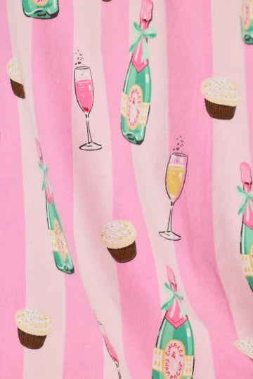 PJ Salvage- Cupcakes & Champagne Flannel Pajama Pants
