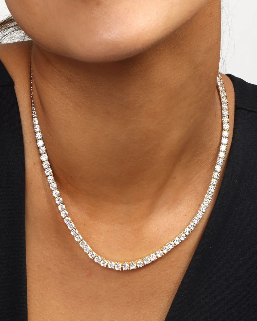 Grand Heiress Tennis Necklace 18"