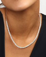 Grand Heiress Tennis Necklace 18"