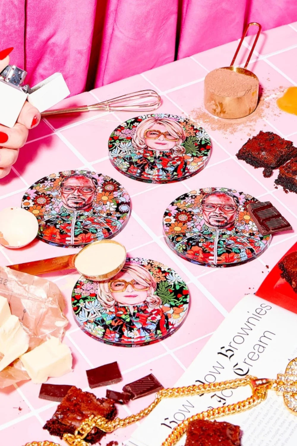 Tart by Taylor Best Buds Coasters - Set of 4