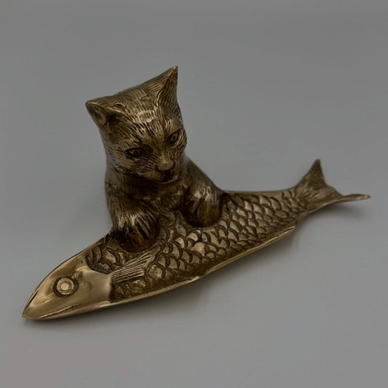 Cat And Fish Trinket Dish