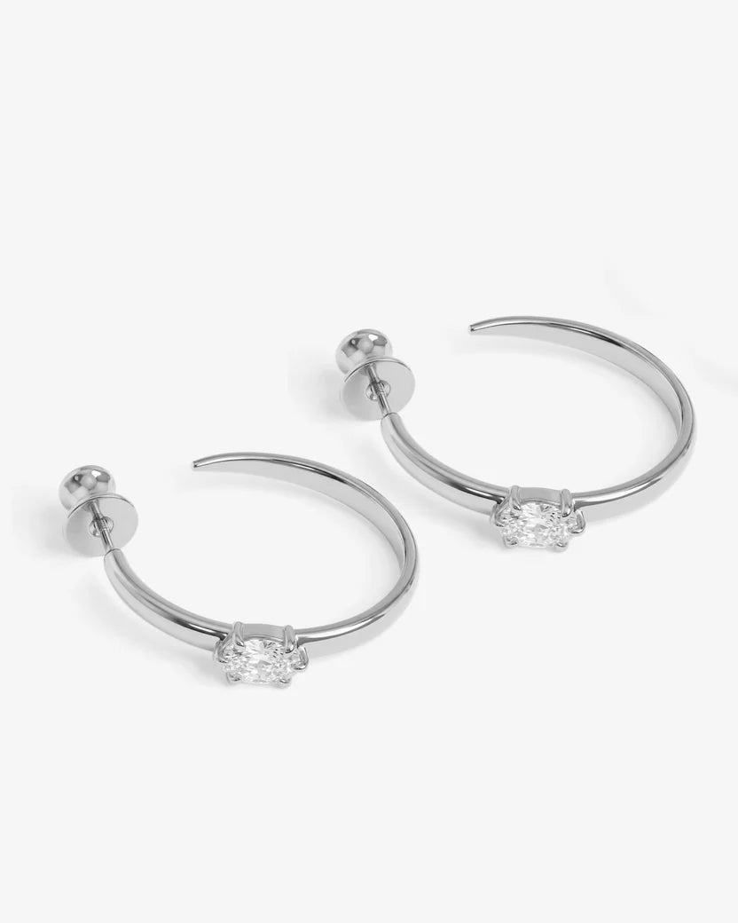 She’s on Point Hoops - Silver 1”