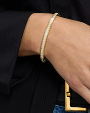 Ashley Pavé Cuff 4mm- Gold