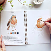 Birds Watercolor Workbook With Watercolor Paint Set