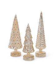 Jewel Twinkle Glass Trees 3 Styles