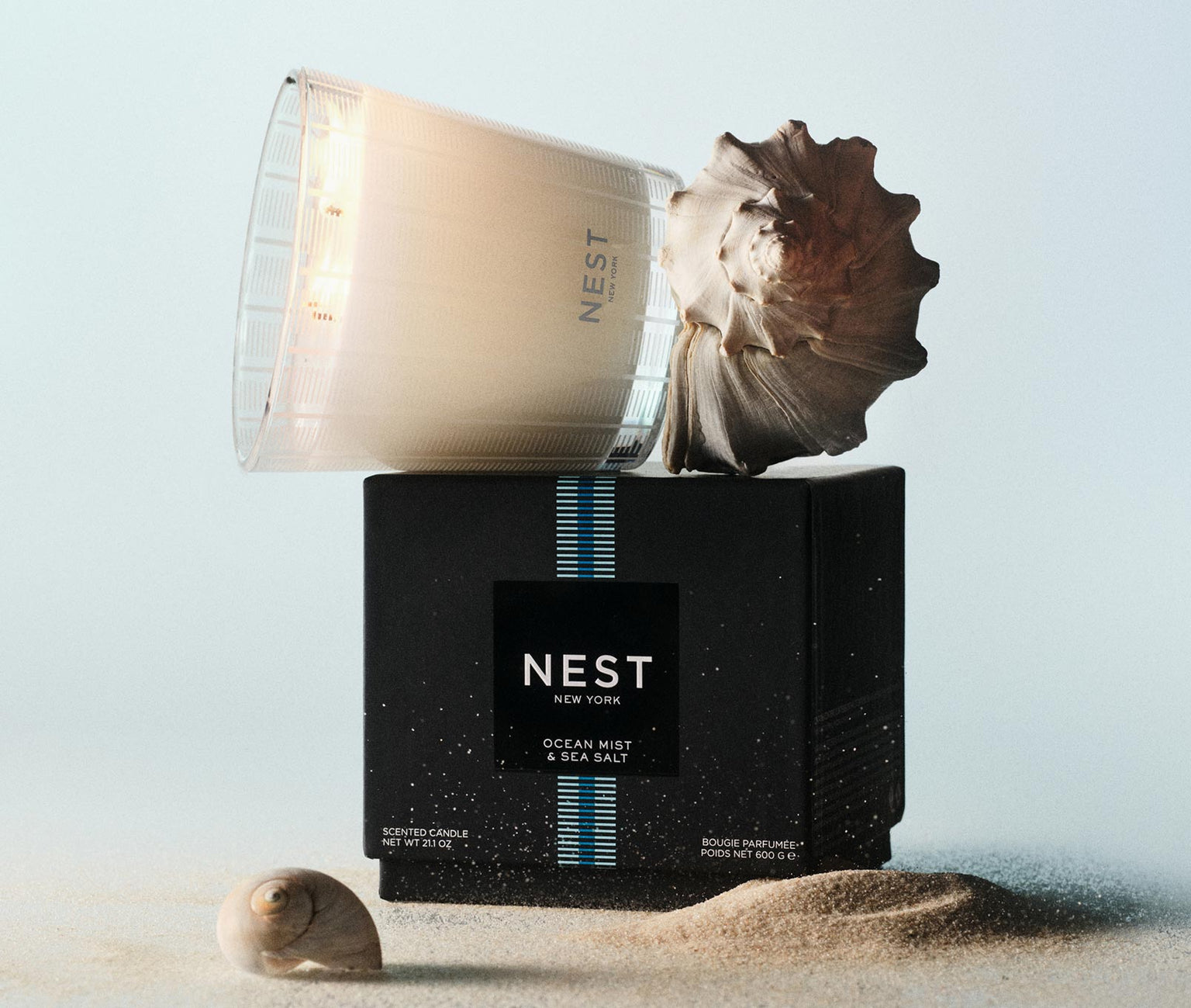 Ocean Mist & Sea Salt 3-Wick Candle