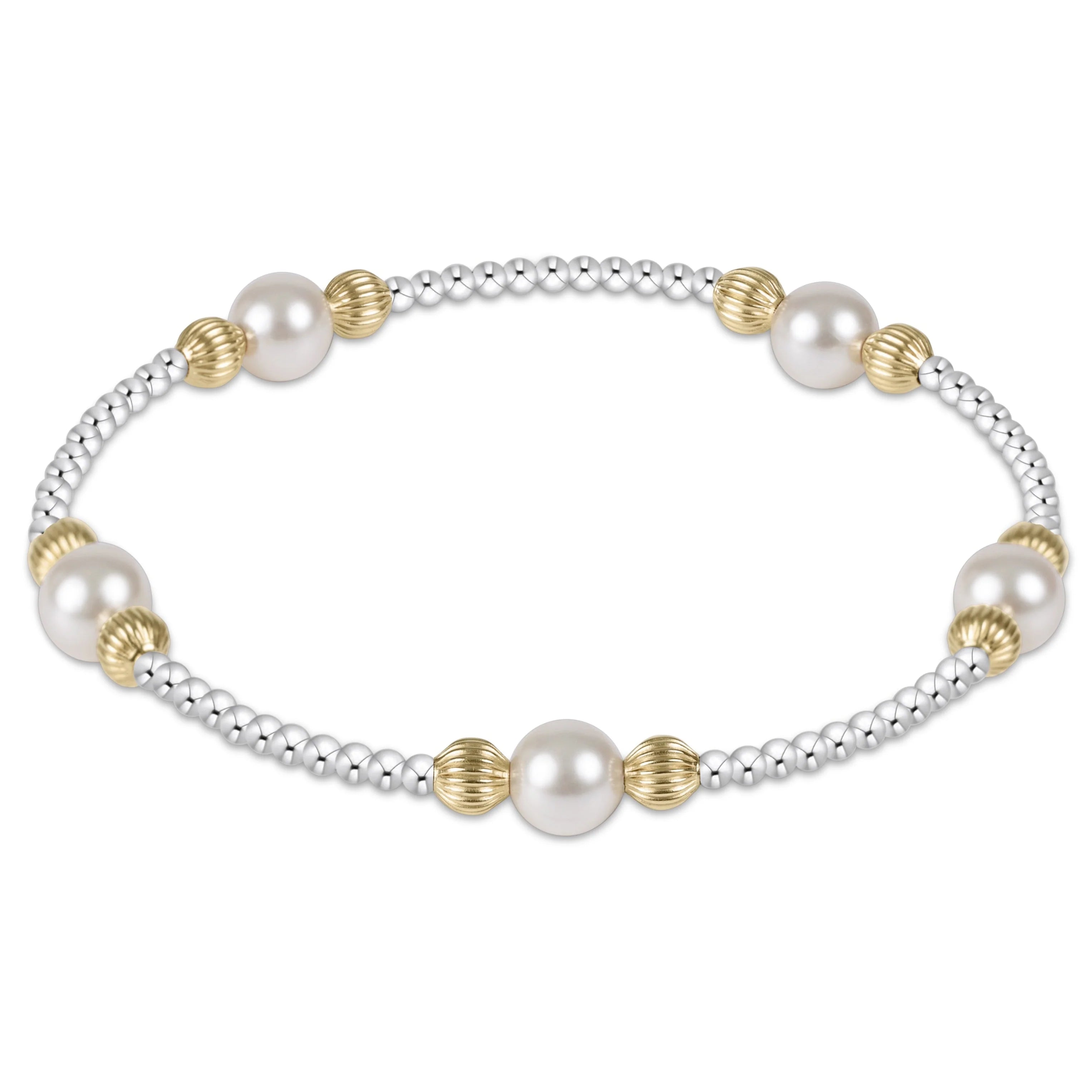 Purpose Pearl Dignity 6MM Bead Bracelet - Mixed Metal