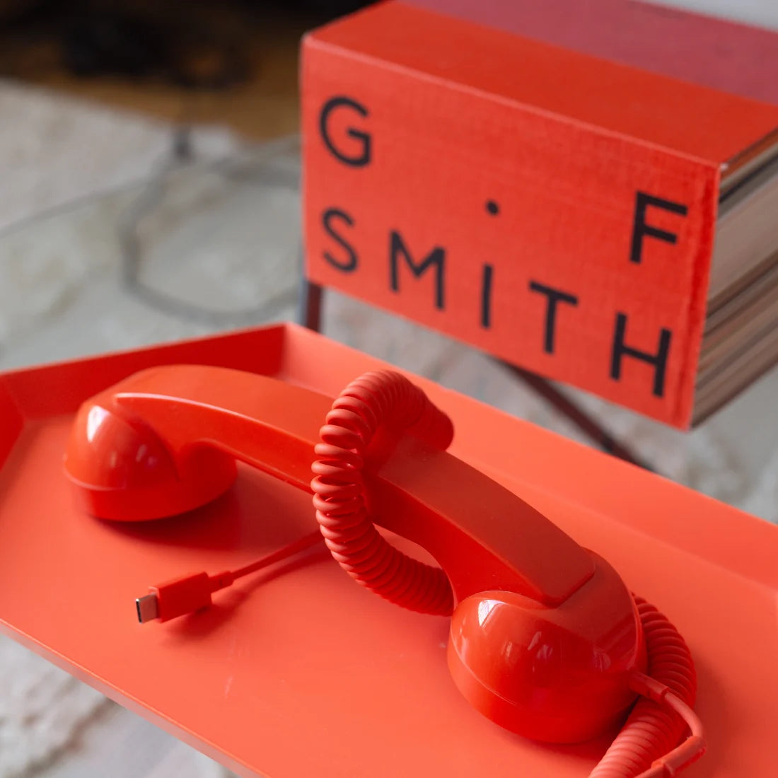 Pop Phone- Alarm Red