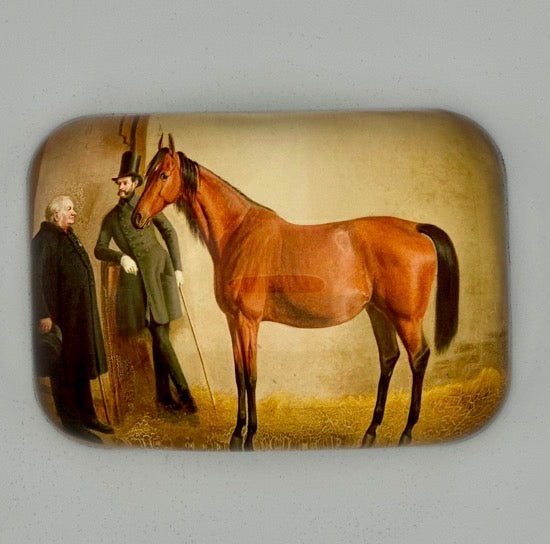 Brown Horse Square Paperweight