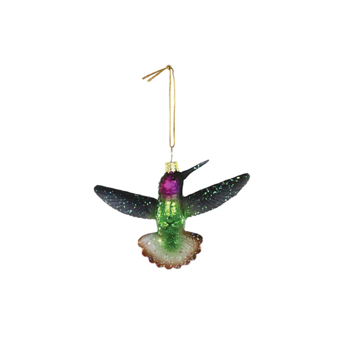 Ornament- Ruby Throated Hummingbird / Green