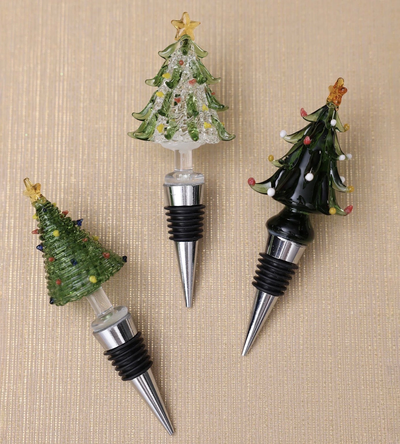 Glass Tree Bottle Stopper in Gift Box