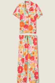 PJ Salvage Whimsy Floral Cropped PJ Set