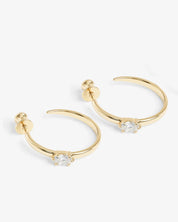 She’s on Point Hoops 1” - Gold
