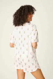 PJ Salvage Western Blooms Boot Bouquet - Short Sleeve Top