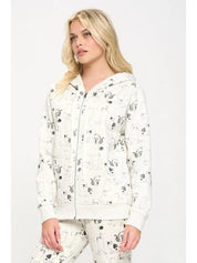 Zip Up Hoodie - Cat All Over