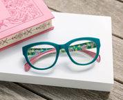Peepers- Bee - Teal/Floral