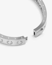 Ashley Rodeo Lock Cuff 9mm- Silver